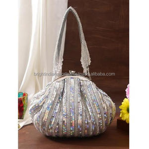 Elegant Beaded <b>Clutch</b> Evening Bag with Shoulder Strap Magnetic Closure Sparkling Decoration <b>Wedding</b> Waterproof Eco-Friendly - Product Image 1