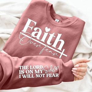 Sudadera Cristiana para Mujer, Camisetas de Fe, Sudadera de Jesús, Sudadera Religiosa Cristiana, Cuello Redondo, Manga Larga, Estilo Casual - Product Image 5