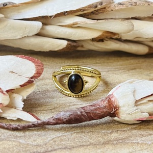 Unique Design Vintage Tiger Eye Brass <b>Ring</b> Gold Plated Bedded Tribal Handmade <b>Ring</b> <b>Statement</b> Trendy Wholesale <b>Ring</b> For Women - Product Image 1