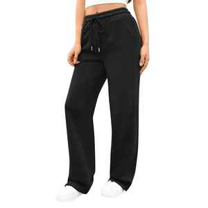 Women's Winter Fleece Jogger Pants <b>Waterproof</b> Breathable Quick Dry High Waist Cotton Sweatpants Eco-Friendly Sports <b>Trousers</b> - Product Image 3