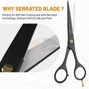 Tijeras de Peluquería Profesionales JACKBILLY, Tijeras de Barbero de 6.5 Pulgadas, Tijeras de Corte de Pelo de Acero Inoxidable de la Más Alta Calidad - Product Image 5
