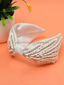 Diadema de Alta Calidad con Cuentas Bordadas a Mano en Color Azul Marino, Acolchada, Luminosa, para Mujeres, Niñas y Niños - Product Image 3