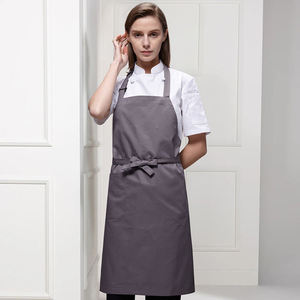 Delantal de Cocina Estilo Coreano para Hombre Tesmei, con Logotipo Bordado Personalizado, Cuello Ajustable, para Restaurante, Cafetería y Hogar - Product Image 1