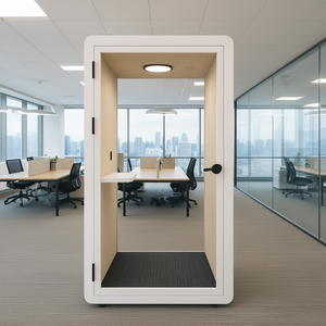 Solo HIPOD Acoustic Office Pods Modular Privacy Booth for Enhancing Workspace Sound Absorption and Comfort - Product Image 3