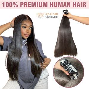 Listo para Enviar, Paquetes de Cabello Humano Vietnamita Virgen de 18-20 Pulgadas, Más Vendidos, Cabello Liso Natural, Calidad de Lujo de Donante - Product Image 6