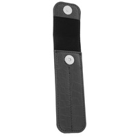 Ensemble de 2 pinces à épiler en cuir et acier inoxydable, étui de rangement compact et durable pour un stockage professionnel et sûr, facile à transporter au quotidien