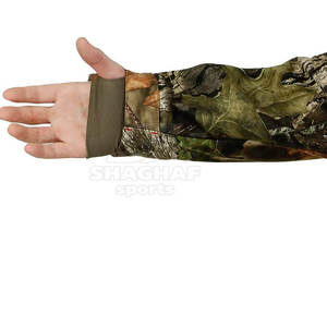 Veste de chasse imperméable pour hommes, veste de chasse silencieuse en softshell camouflage pour la chasse au cerf, au canard, à l'élk et à la dinde, vente en gros - Product Image 2