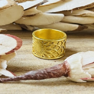 Hot Selling Vintage Gold Plated <b>Ring</b> Boho Sunburst Brass <b>Rings</b> For Women Geometric <b>Statement</b> Band <b>Ring</b> Wholesale Handmade <b>Ring</b> - Product Image 5
