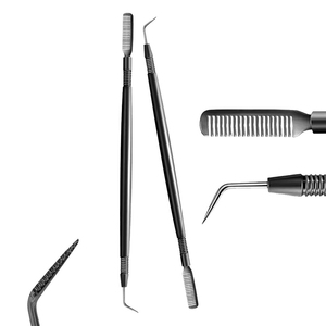Separador de Pestañas Profesional Negro Mate, Peine de Doble Punta para Lifting de Pestañas, Herramienta de Permanente y Lifting de Pestañas con Alta Calidad - Product Image 5