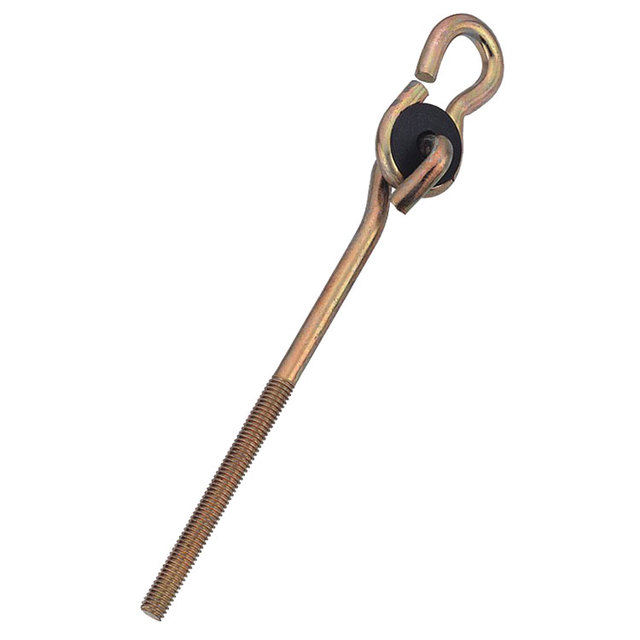 Outdoor Hammock Steel Wire Swing Hook with Yellow Zinc Plated Finish Free Sample Durable Design