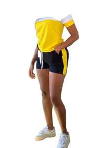 Ensemble deux pièces t-shirt et short de qualité supérieure, tenues élégantes, respirantes, légères, imprimées numériquement, ensemble été pour femmes - Product Image 6