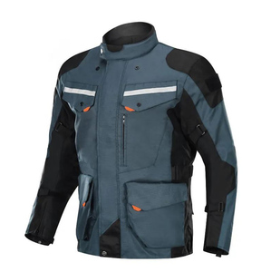 Men's Green Black Color Blocked <b>Motorcycle</b> <b>Jacket</b> Full Sleeve Waterproof All Seasons Adventure Riding Wear - Product Image 6