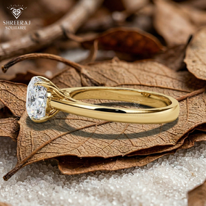 Joyería de Diamantes Cultivados en Laboratorio Personalizada al por Mayor, Anillo de Diamantes de Corte Cojín de 1.50 Quilates con Diseño Solitario en Oro Real de 18K para Parejas - Product Image 3