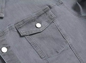 Chaqueta vaquera para hombre, estilo vintage, corte moderno, prenda informal premium para usar en capas en todas las estaciones - Product Image 6