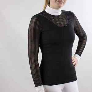 เสื้อขี่ม้าแขนยาวตาข่ายสีสันตามสั่งรุ่นใหม่สำหรับผู้หญิง - Product Image 3