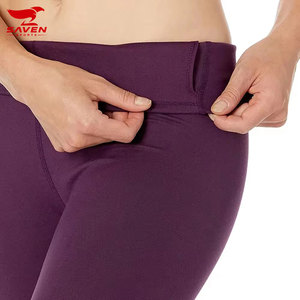 Leggings pour femmes, pantalons élastiques à taille élastique, leggings transparents pour filles, leggings de fitness de haute qualité, personnalisables pour OEM - Product Image 3