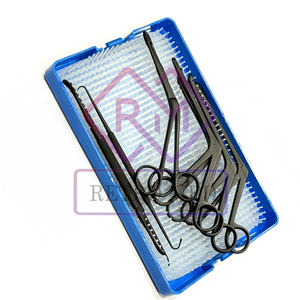 Juego de 10 instrumentos menores para cirugía endoscópica de senos paranasales, set quirúrgico ORL negro reutilizable con revestimiento, de MEDICAB INSTRUMENTS - Product Image 5