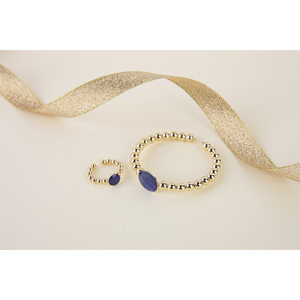 [Orbis] YUN Subtle Glow of Korean Serenity Korean Traditional Ramie <b>Bracelet</b> Ring <b>Set</b> with Adjustable Fit and Soft Gloss Jewelry - Product Image 5