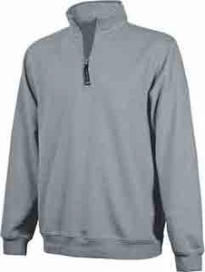 <b>Men's</b> Custom Embroidery Breathable Winter 240g Zipper 100% Cotton Polar Fleece Half Zip Long Sleeve <b>Sweater</b> - Product Image 6