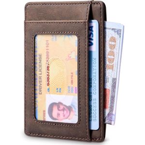 Portafoglio Minimalista in Pelle di Media Dimensione con Blocco RFID e Tasca Frontale - Product Image 2