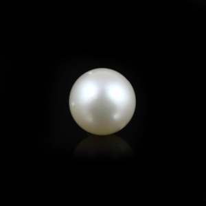 Natural Freshwater Pearl Loose Gemstone-9.9 Carat AA Grade White Pink Color for Fine Jewelry - Product Image 1