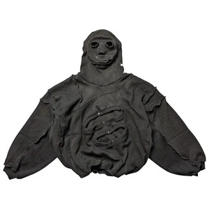 Sudadera con capucha extragrande con estampado de diablo, estilo americano, para hombre, estilo Y2K, hip-hop callejero, Harajuku, holgada, de manga larga - Product Image 2