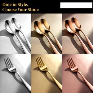 Ensemble de couverts en métal d'inspiration gastronomique, collection de compagnie de table pour des réceptions somptueuses et une harmonie culinaire quotidienne, ensemble de couverts à prix de gros - Product Image 6