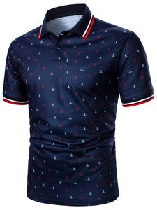 Polo de Manga Corta para Hombre, Transpirable, de Punto, Informal, con Estampado de Golf, Corte Regular, para Verano - Product Image 2