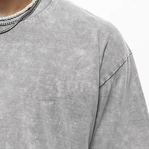 T-shirts délavés à l'acide en promotion en ligne pour hommes – T-shirts de haute qualité fabriqués en usine – Prix de gros pour t-shirts délavés à l'acide - Product Image 4