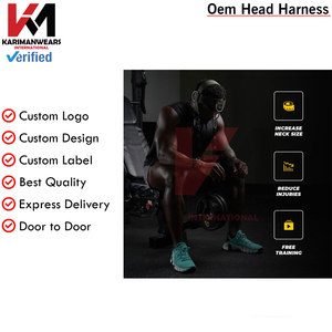 Extra Strong Head <b>Harness</b> with Comfortable Head Padding and Secure Chain Hook for Intense Resistance Training Sessions - Product Image 5