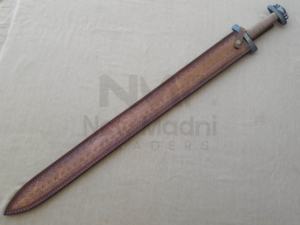 DAMAS FAIT À LA MAIN DOUBLE ABAT WRAP FIL POIGNÉE VIKING ÉPÉE NMT-2515 - Product Image 6