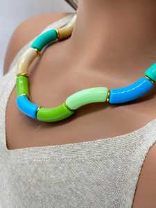 Handmade Custom Resin <b>Neckless</b> With Multicolor Selection Opportunity By Universal Overseas in INDIA At Cheapest Price - Product Image 4