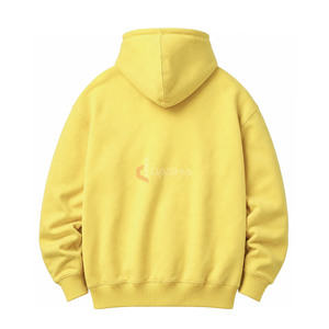 <b>Mens</b> Heavy Cotton French Terry Oversized Hoodie Drop Shoulder Custom Logo Fleece <b>Pullover</b> High Quality OEM Wholesale - Product Image 2