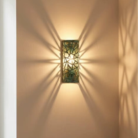 Luminaire mural multifonctionnel de luxe fait main en fer forgé Art Déco 2026, idéal pour la décoration intérieure et comme cadeau islamique