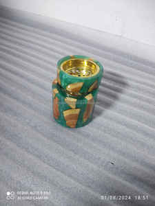 Royal <b>Sand</b> Ember Artisan Epoxy Resin and Natural Acacia Wood Bukhoor Burner Luxury Handmade Oud Incense Stand Eid Gifting <b>Decor</b> - Product Image 3