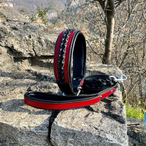 Luxury wholesale Leather <b>Braided</b> Dogs pet Collars designed for pet owners seeking premium quality <b>accessories</b> in low price - Product Image 5