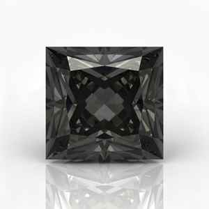 Diamante Negro de Corte Princesa de 2 Quilates, Grado D, VVS1, Gema Suelta de Lujo a Precio de Mayoreo - Product Image 1