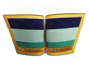 Manchettes de gauntlets maçonniques |   Manchettes et accessoires maçonniques de haute qualité en gros – Manchettes et accessoires maçonniques sans gants - Product Image 4