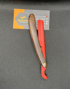 Saaqaans Enterprises - Navaja de Afeitar Profesional con Mango de Madera, Cuchilla de Acero Inoxidable Reemplazable, Personalizable - Product Image 5