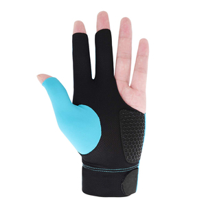Gants de snooker en polyester à 3 doigts, coupe-vent, légers, unisexes, accessoires de billard, confortables, élégants, faciles à porter - Product Image 2