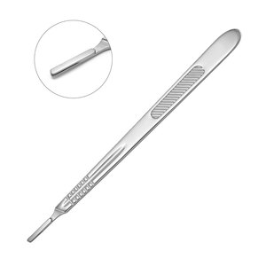 Manche et lame de scalpel vétérinaire en acier inoxydable – Équipement chirurgical pour animaux - Product Image 3