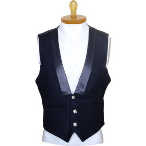 Men's Handmade <b>Wool</b> Prince Charlie <b>Waistcoat</b> Scottish Kilt Vest Custom Handmade Traditional Outfit - Product Image 2