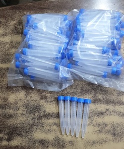 Tube à essai en polypropylène de 15 ml avec bouchon à vis bleu, fond conique, tube de centrifugation en plastique gradué, tube de stockage d'échantillons de laboratoire - Product Image 5