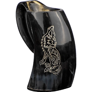 Mug en corne 100% naturel, écologique, fait main, couleur et logo personnalisables, cadeau d'affaires de haute qualité pour les fêtes et la maison - Product Image 1