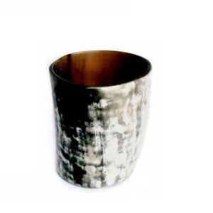 Handmade Rustic Decorative Antique Buffalo Horn Flower <b>Vase</b> <b>Set</b> Natural Horn in Two Sizes - Product Image 4