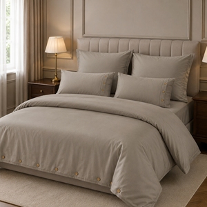 Drap de lit en bambou pur de qualité supérieure 300 TC, écologique, absorbant l'humidité, rafraîchissant, pour la chambre à coucher et la maison - Product Image 2