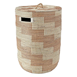 Seagrass <b>Basket</b> Handmade New Arrival Multifunction <b>Laundry</b> and Decorative Storage Containers From Vietnam Dirty Clothes <b>Basket</b> - Product Image 1