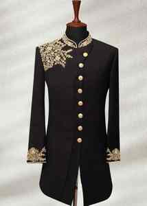 Traje de Novio Indio Pakistaní Salwar Kameez para Hombre, Vestido Tradicional Dulha con Bordado Intenso, Ropa Étnica Premium - Product Image 3