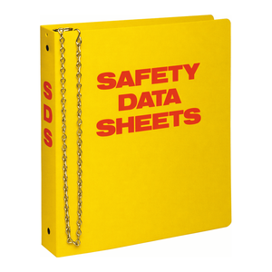 Classeur SDS standard Brady à anneaux de 1,5 pouce, rangement durable pour documents format lettre destiné aux laboratoires - Product Image 2