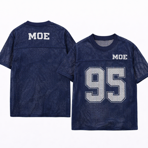 Camiseta de Fútbol Americano de Malla Transpirable, Personalizable con Número y Nombre, para Entrenamiento, Ligera, Fabricante OEM - Product Image 1